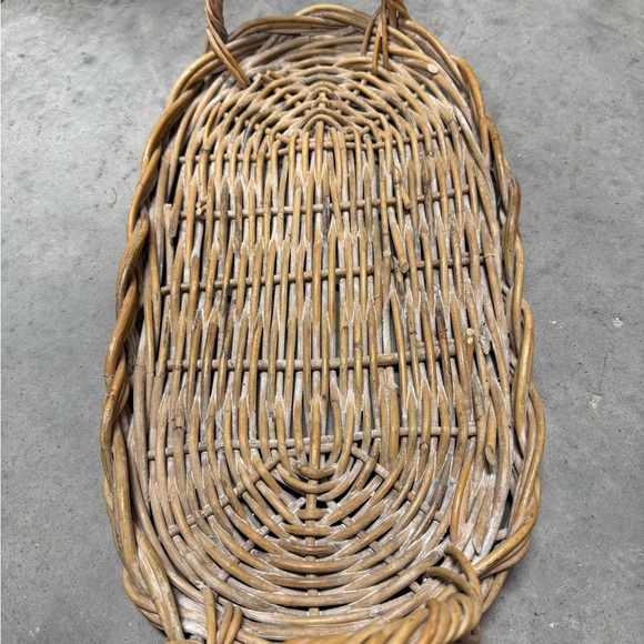 Other - Woven Oval Basket with Handles